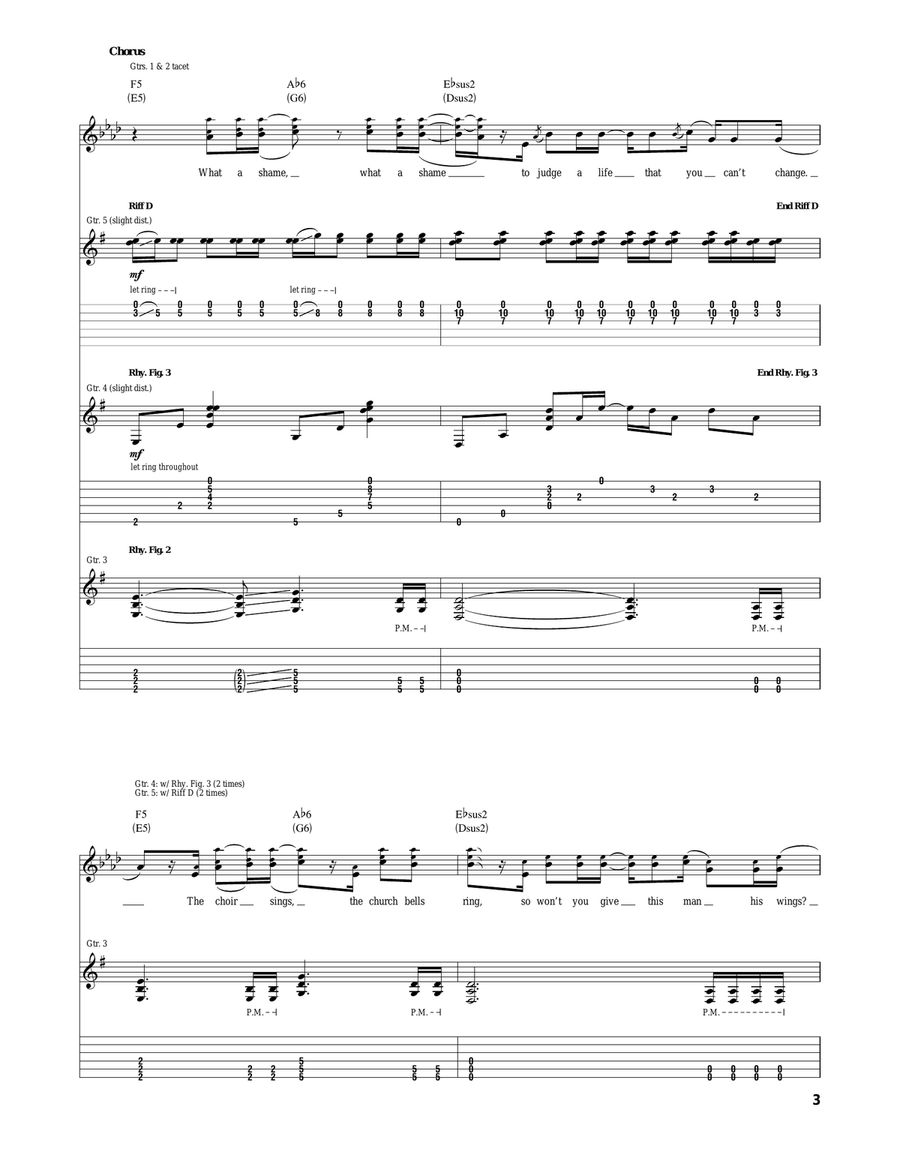 What A Shame What A Shame Acoustic Guitar scores gallery preview page 3