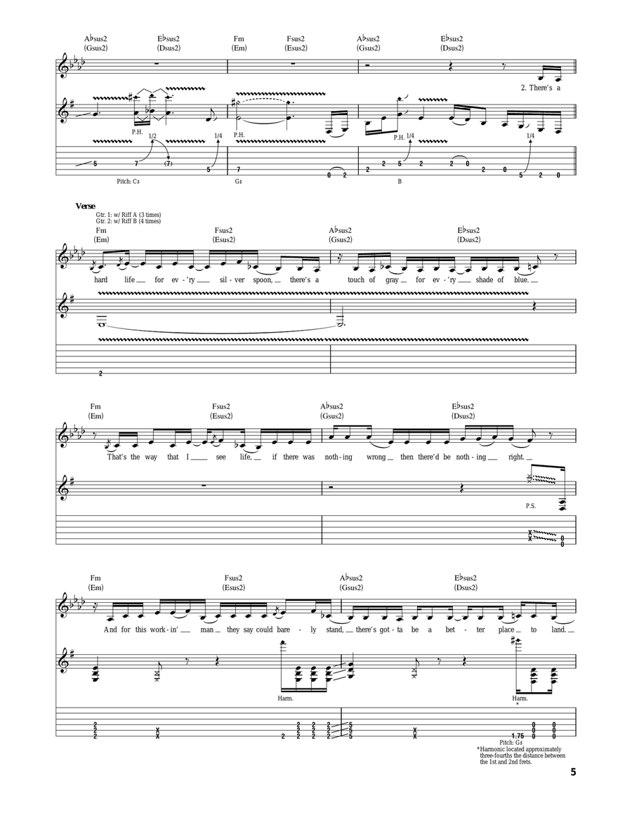 What A Shame What A Shame Acoustic Guitar scores gallery preview page 5