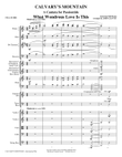 Calvary's Mountain - Score