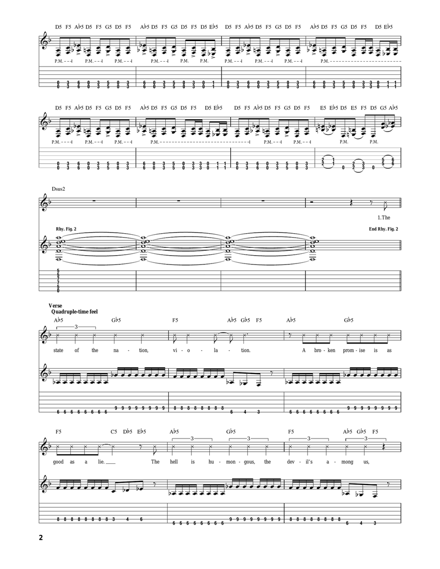 All Hope Is Gone All Hope Is Gone Acoustic Guitar scores gallery preview page 2