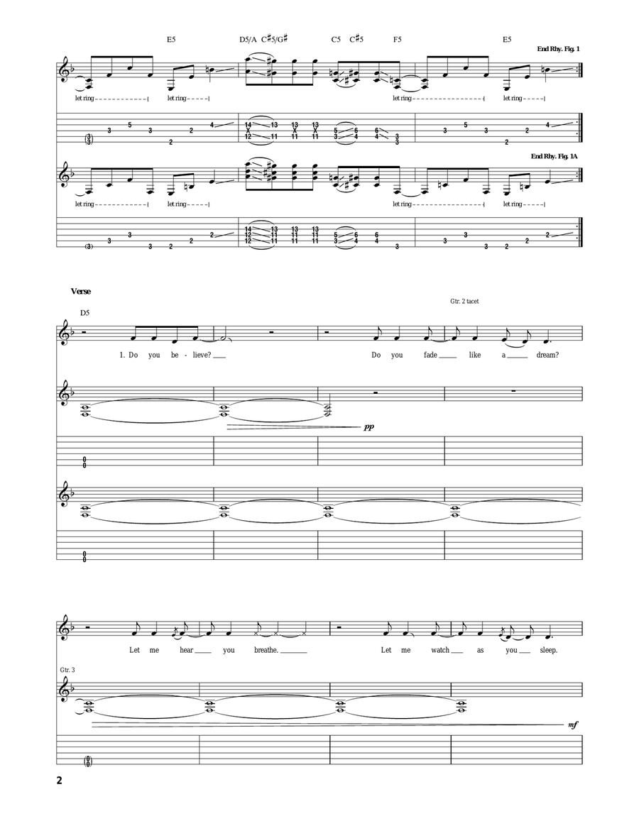 Gehenna Gehenna Acoustic Guitar scores gallery preview page 2