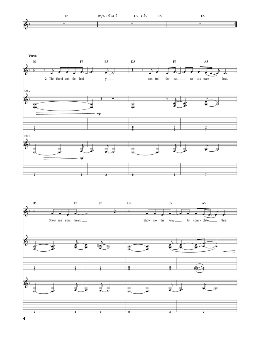 Gehenna Gehenna Acoustic Guitar scores gallery preview page 4