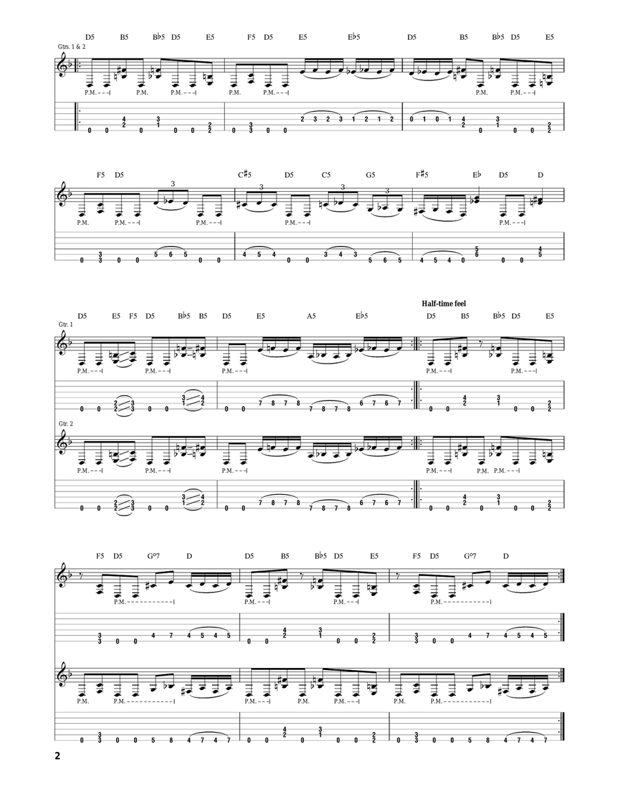Gematria (The Killing Name) Acoustic Guitar scores gallery preview page 2