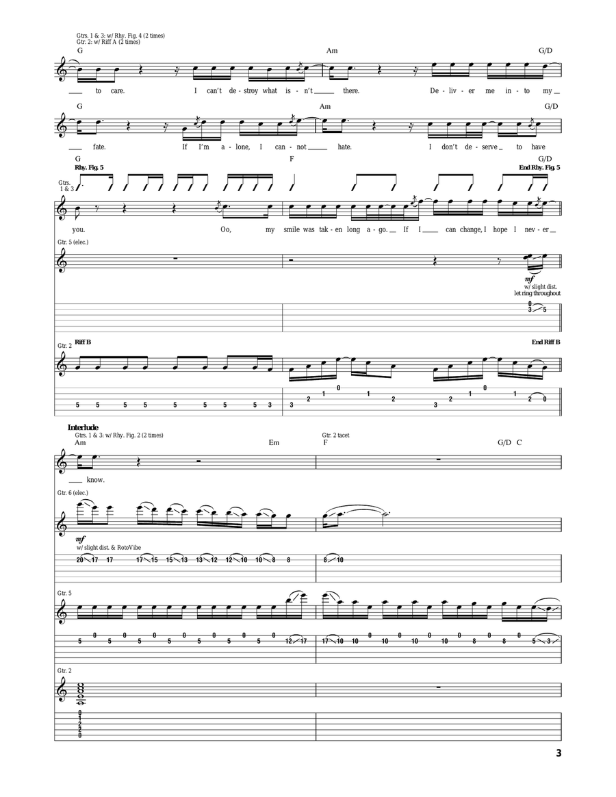 Snuff Snuff Acoustic Guitar scores gallery preview page 3