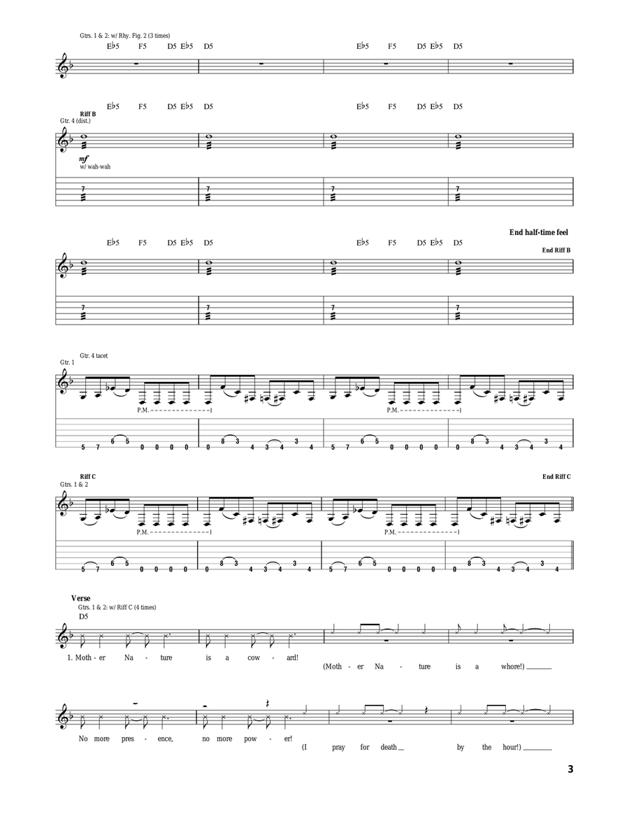 This Cold Black This Cold Black Acoustic Guitar scores gallery preview page 3