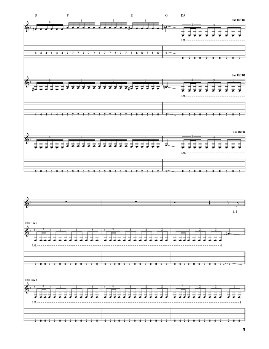 Vendetta Vendetta Acoustic Guitar scores gallery preview page 3