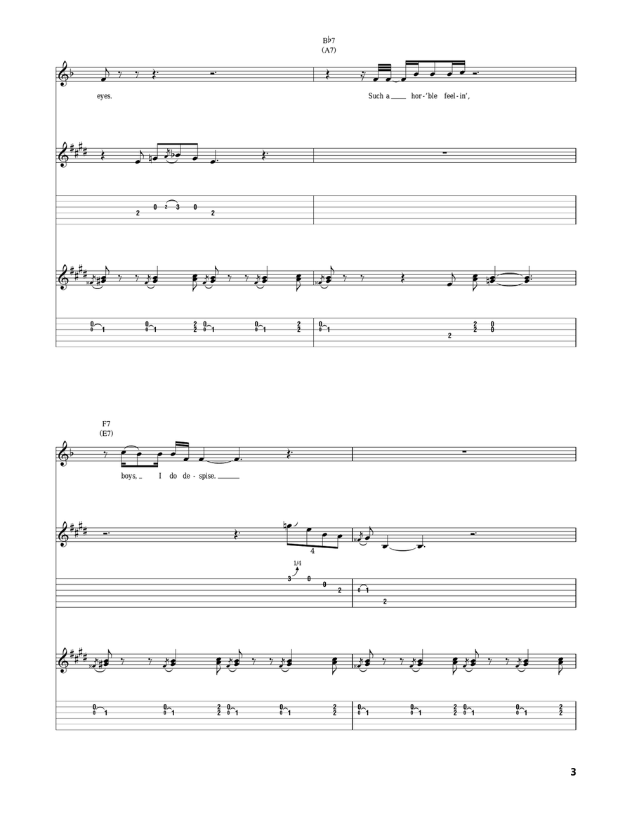 Blues Before Sunrise Blues Before Sunrise Acoustic Guitar scores gallery preview page 3