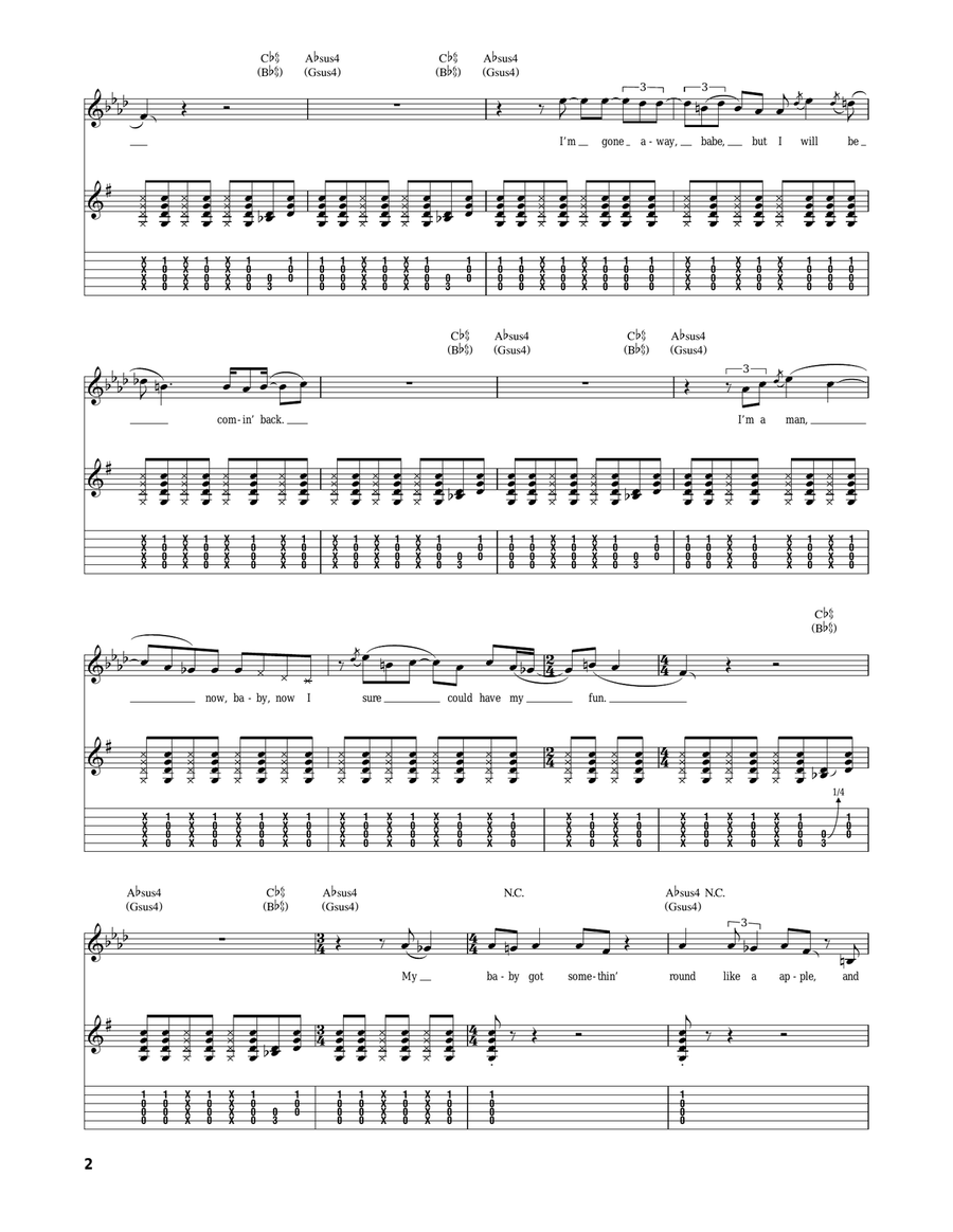 Boogie Chillen No. 2 Boogie Chillen No. 2 Acoustic Guitar scores gallery preview page 2