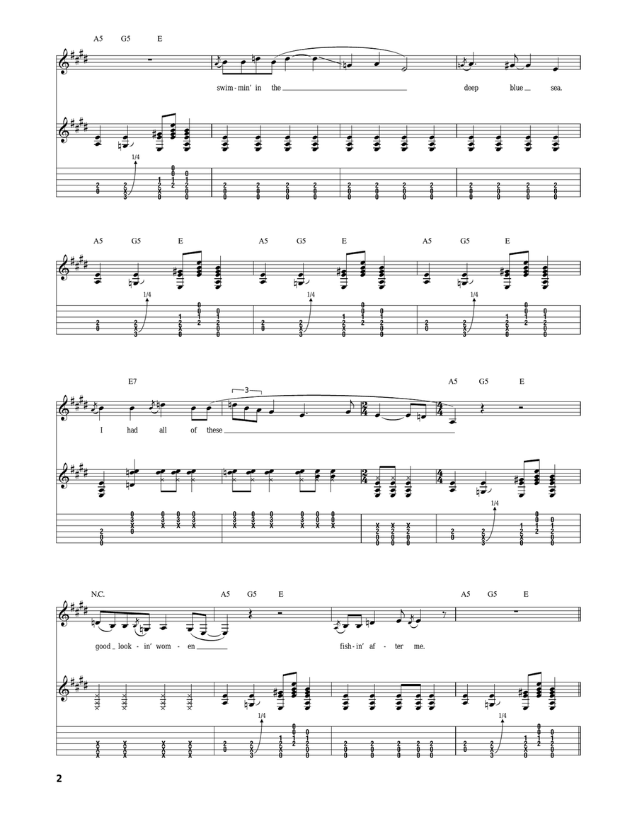 Catfish Blues Catfish Blues Acoustic Guitar scores gallery preview page 2