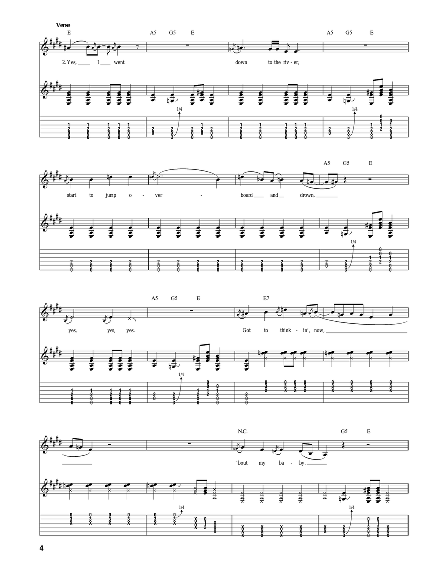 Catfish Blues Catfish Blues Acoustic Guitar scores gallery preview page 4