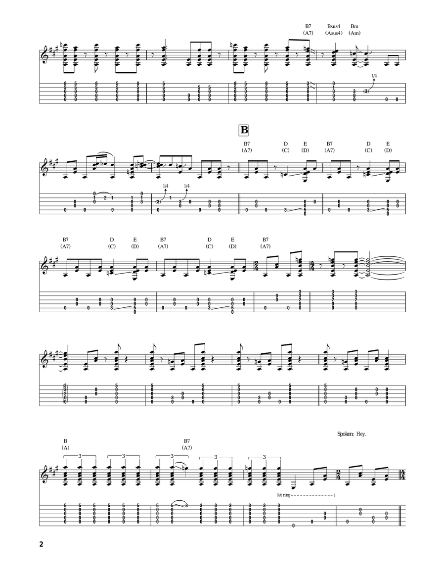 Hoogie Boogie Acoustic Guitar scores gallery preview page 2