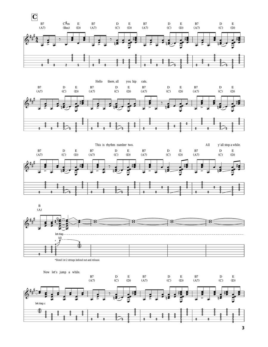 Hoogie Boogie Acoustic Guitar scores gallery preview page 3
