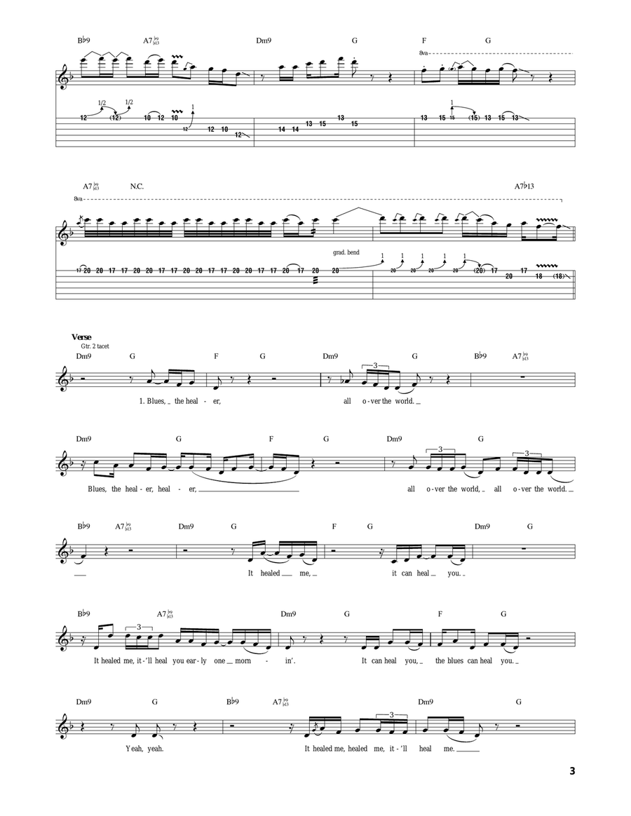 The Healer The Healer Acoustic Guitar scores gallery preview page 3