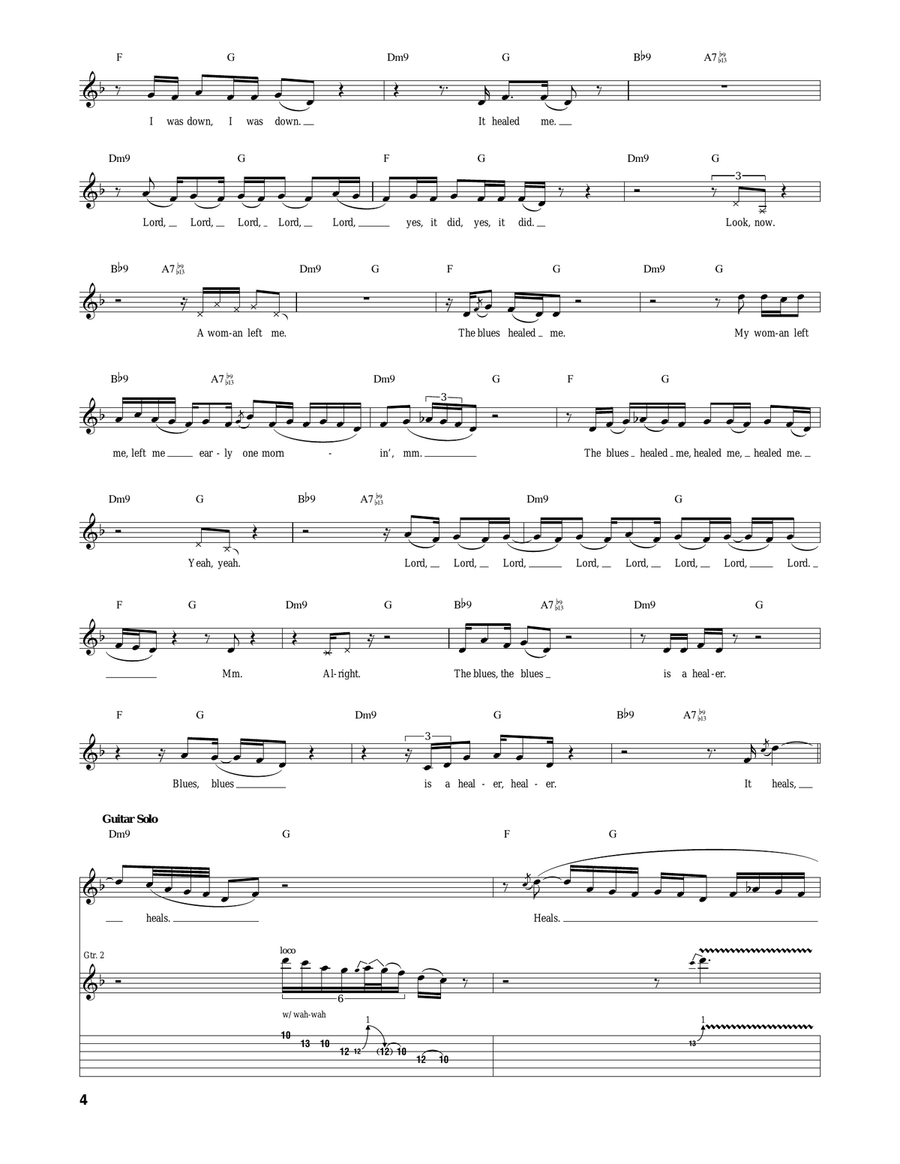 The Healer The Healer Acoustic Guitar scores gallery preview page 4
