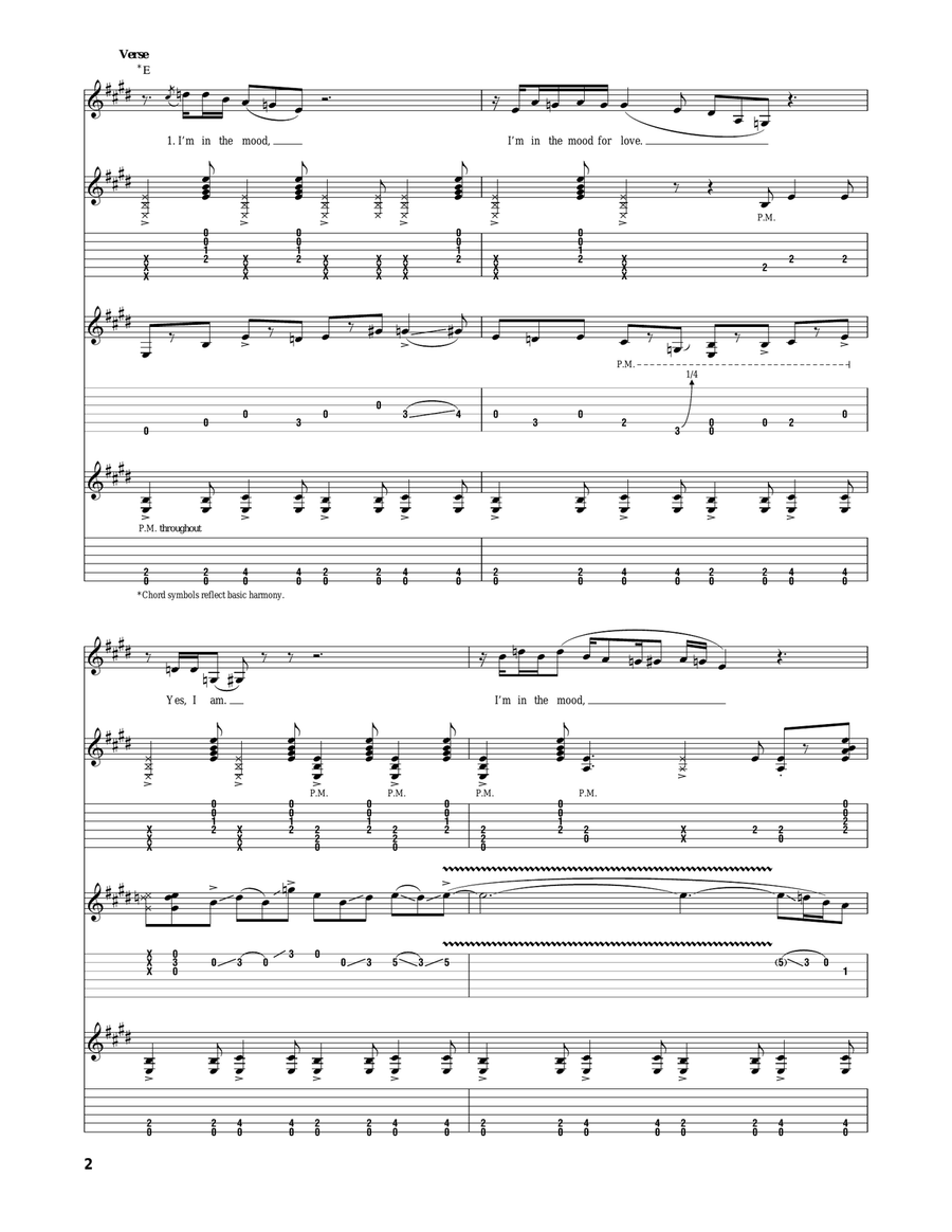 I'm In The Mood Acoustic Guitar scores gallery preview page 2