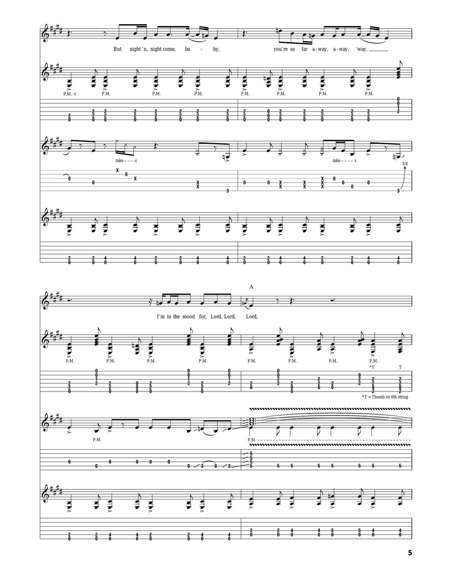 I'm In The Mood Acoustic Guitar scores gallery preview page 5