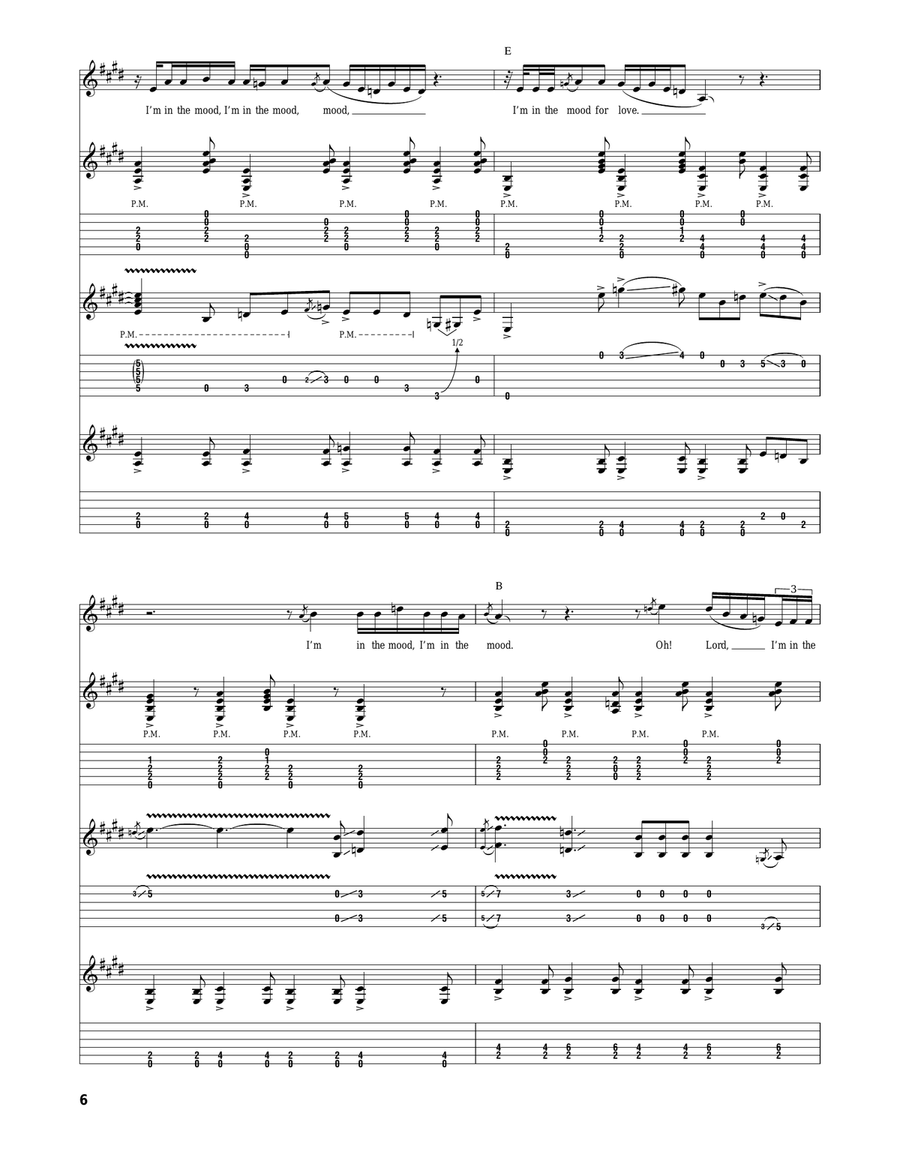 I'm In The Mood Acoustic Guitar scores gallery preview page 6