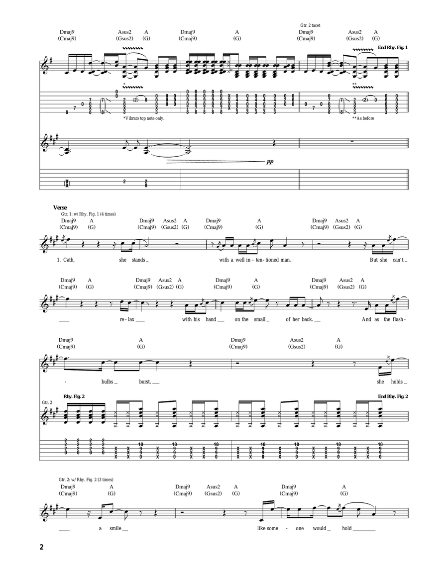 Cath Cath Acoustic Guitar scores gallery preview page 2
