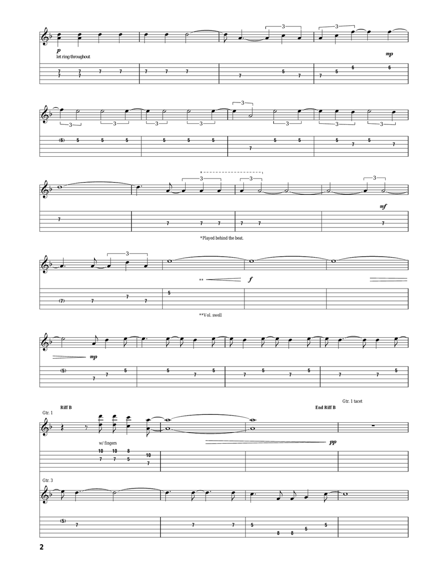 I Will Possess Your Heart Acoustic Guitar scores gallery preview page 2