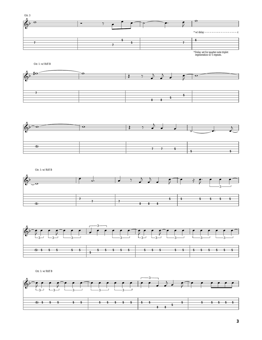 I Will Possess Your Heart Acoustic Guitar scores gallery preview page 3