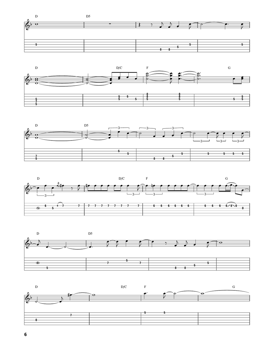I Will Possess Your Heart Acoustic Guitar scores gallery preview page 6