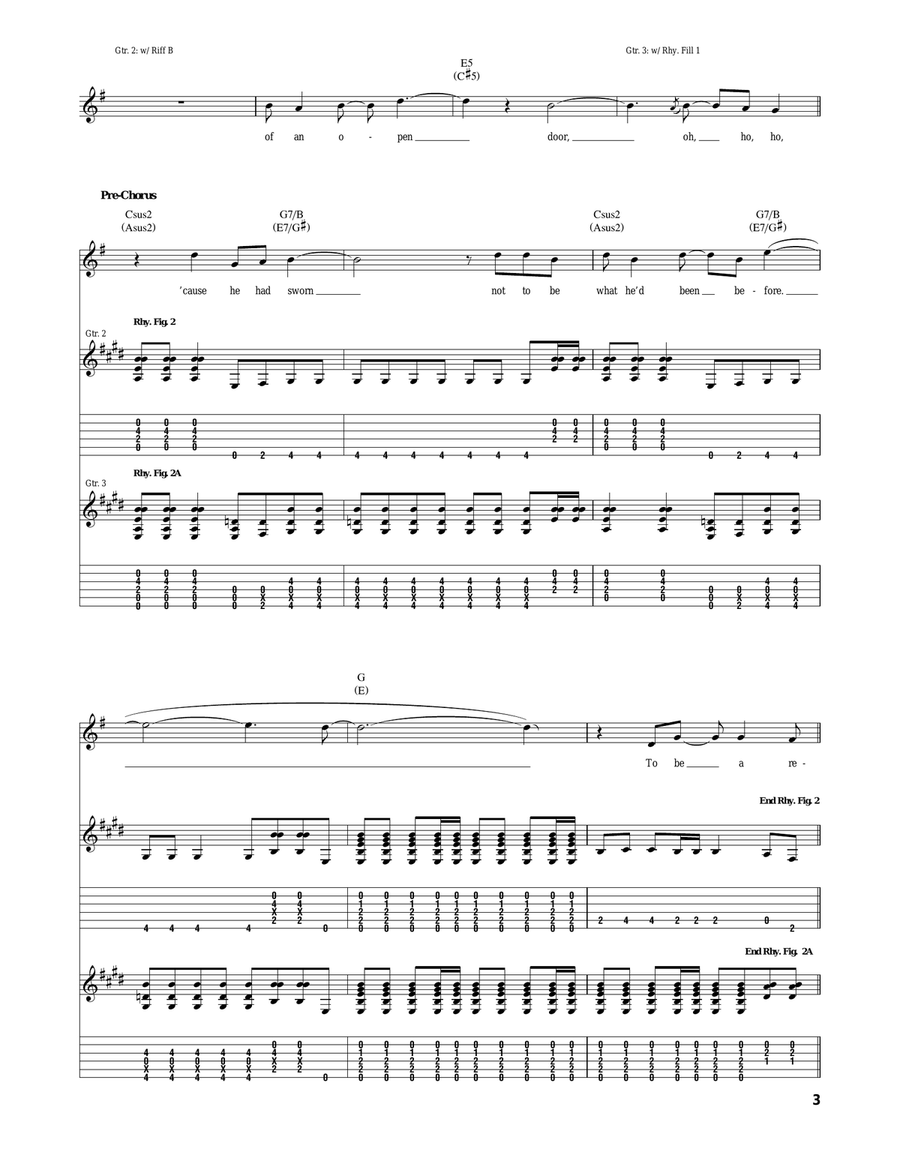 Long Division Long Division Acoustic Guitar scores gallery preview page 3