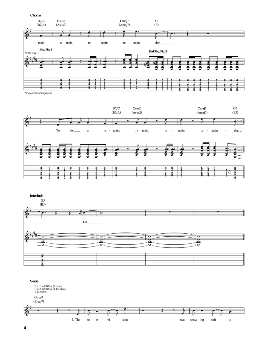 Long Division Long Division Acoustic Guitar scores gallery preview page 4