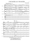 I Wonder As I Wander - Full Score