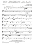 I Saw Mommy Kissing Santa Claus - Violin 3 (Viola Treble Clef)