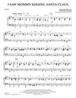 I Saw Mommy Kissing Santa Claus - Piano