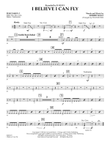 I Believe I Can Fly - Percussion 2
