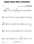 Theme from First Symphony - Violin 2