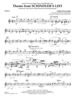 Theme from Schindler's List - Violin 1
