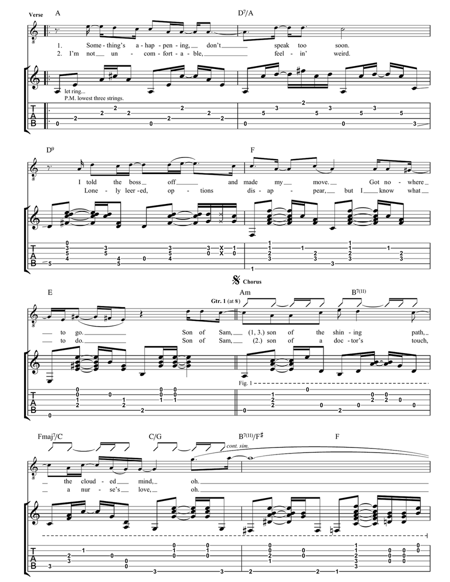 Son Of Sam Son Of Sam 3-Part scores gallery preview page 2