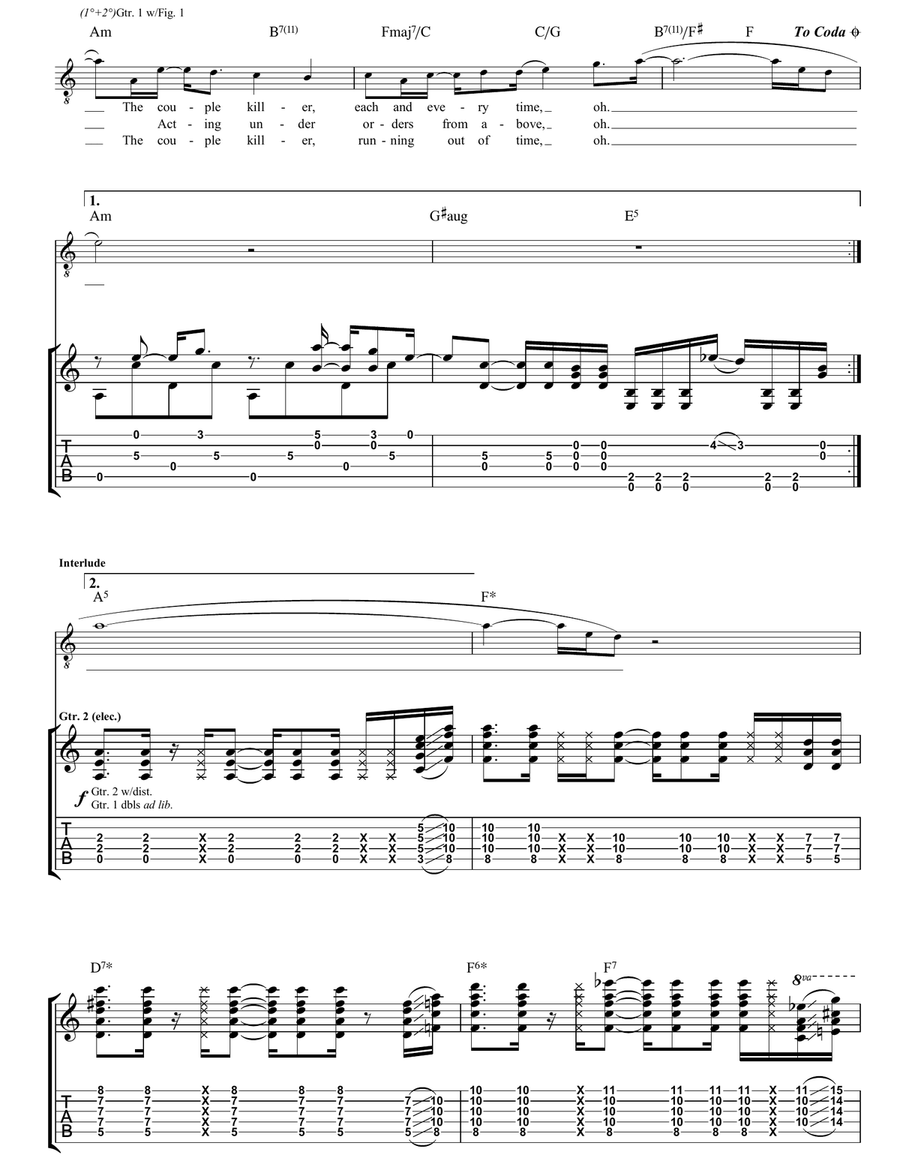 Son Of Sam Son Of Sam 3-Part scores gallery preview page 3