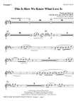 This Is How We Know What Love Is - Trumpet 1