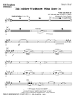 This Is How We Know What Love Is - Alto Sax 1 & 2 (Sub. Horn)
