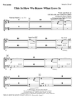 This Is How We Know What Love Is - Percussion 1 & 2