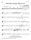 This Is How We Know What Love Is - Cello/Bassoon