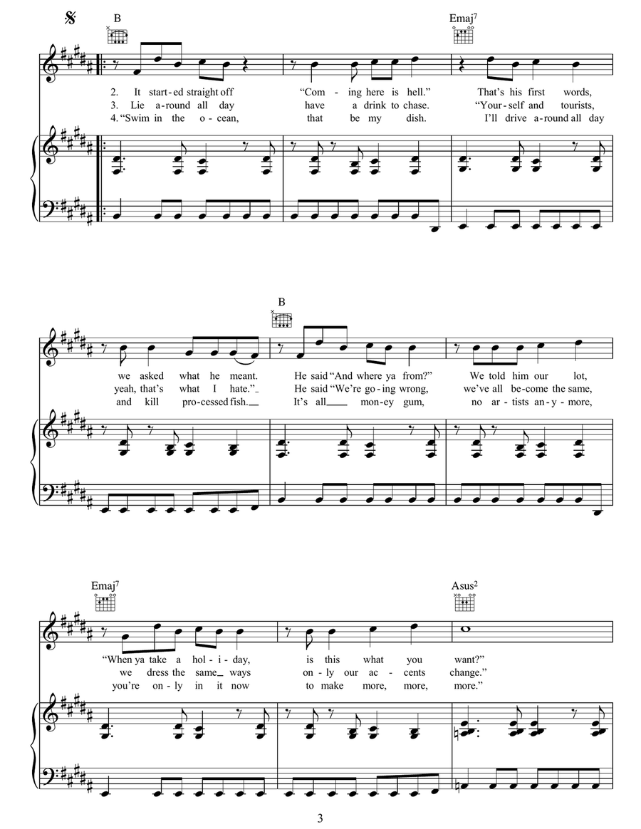 Have A Nice Day Have A Nice Day Acoustic Guitar scores gallery preview page 3