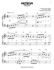 Hatikvah (With Hope) (arr. Phillip Keveren)