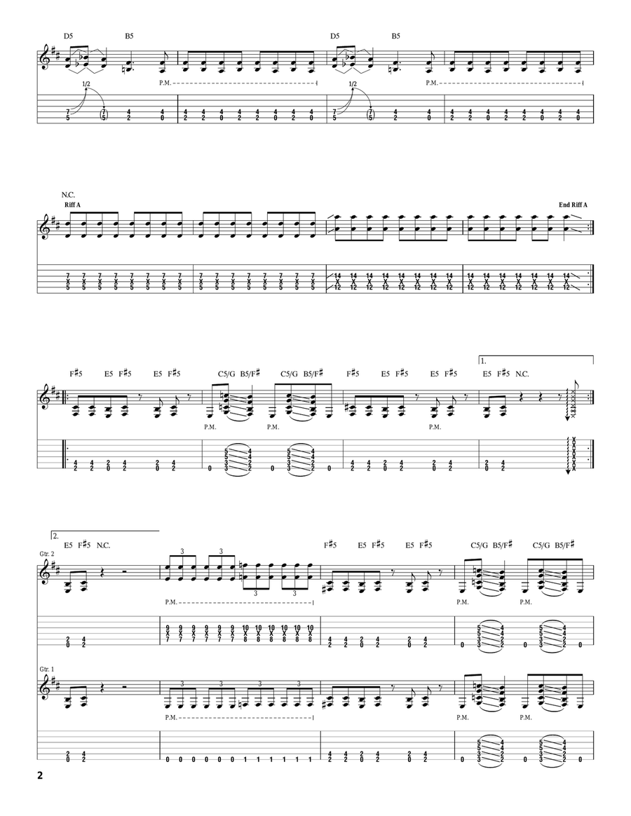 Suicide & Redemption Suicide & Redemption Acoustic Guitar scores gallery preview page 2