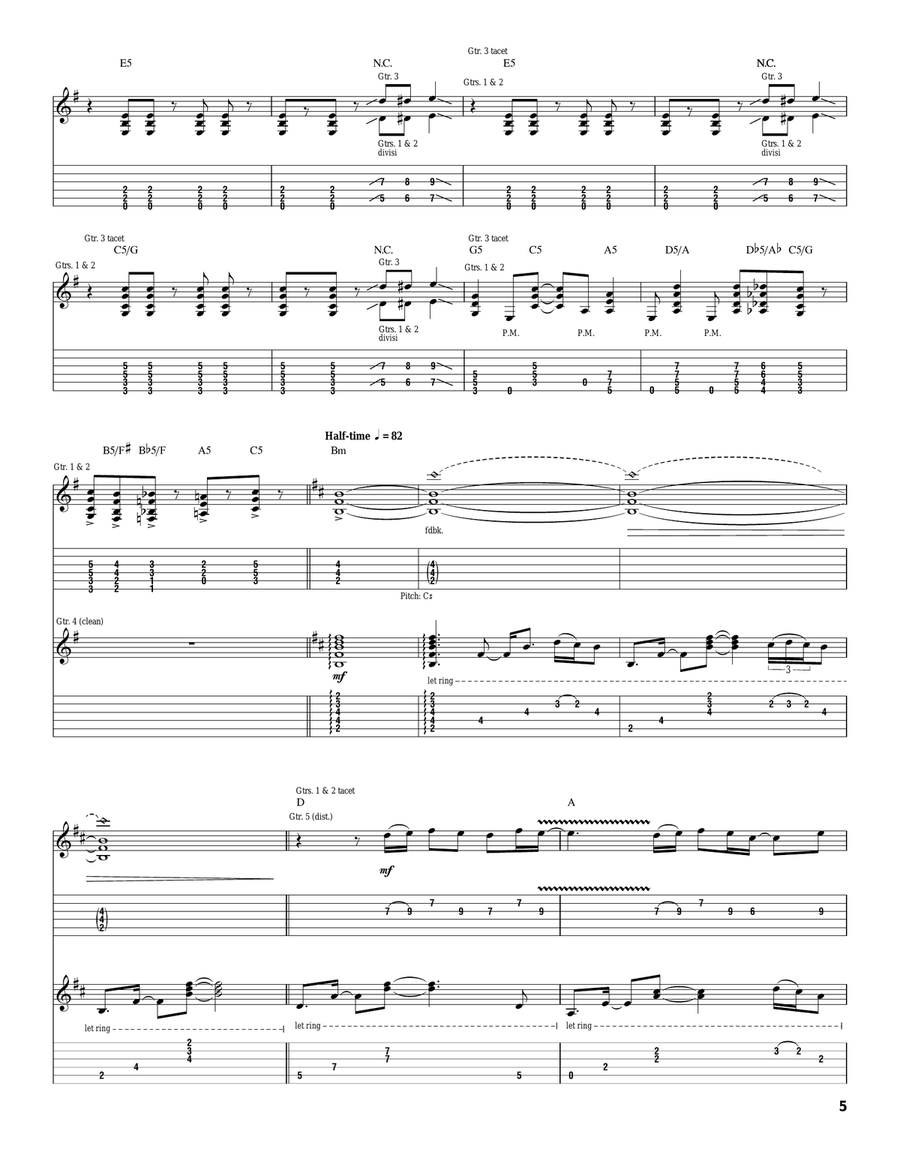 Suicide & Redemption Suicide & Redemption Acoustic Guitar scores gallery preview page 5