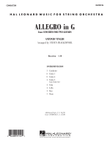 Allegro in G - Full Score