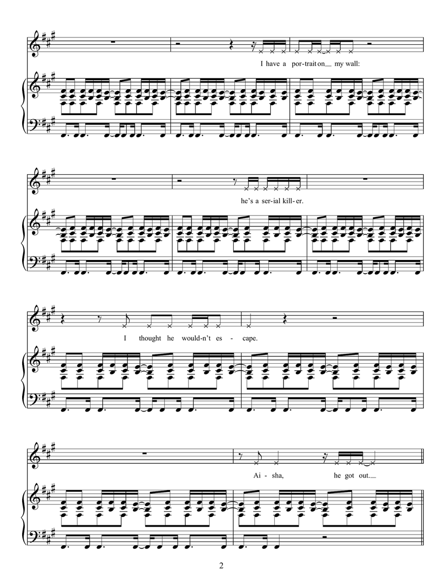 Aisha Aisha Acoustic Guitar scores gallery preview page 2