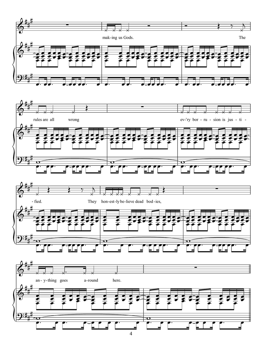 Aisha Aisha Acoustic Guitar scores gallery preview page 4