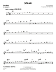 Solar - Eb Solo Sheet