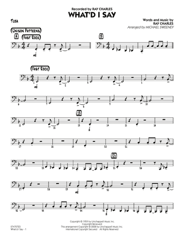 What'd I Say - Tuba