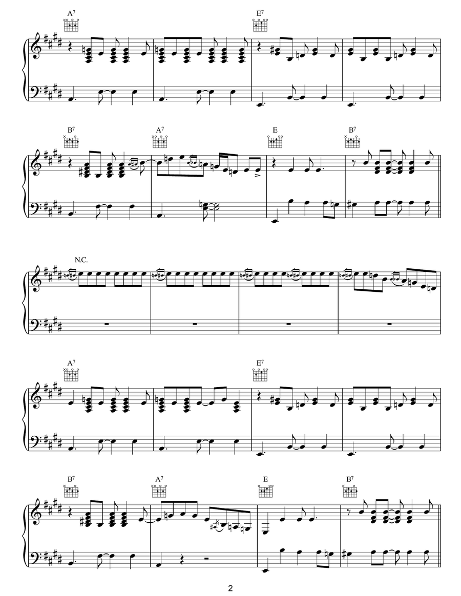 What'd I Say What'd I Say Acoustic Guitar scores gallery preview page 2