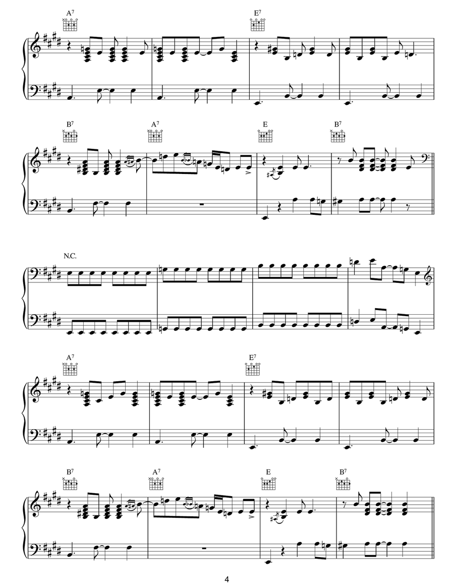 What'd I Say What'd I Say Acoustic Guitar scores gallery preview page 4